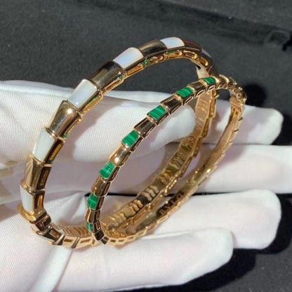 LUXEIFY SERPENTI BRACELET PINK GOLD MOP