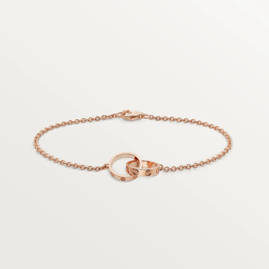 LUXEIFY LOVE BRACELET DOUBLE RING