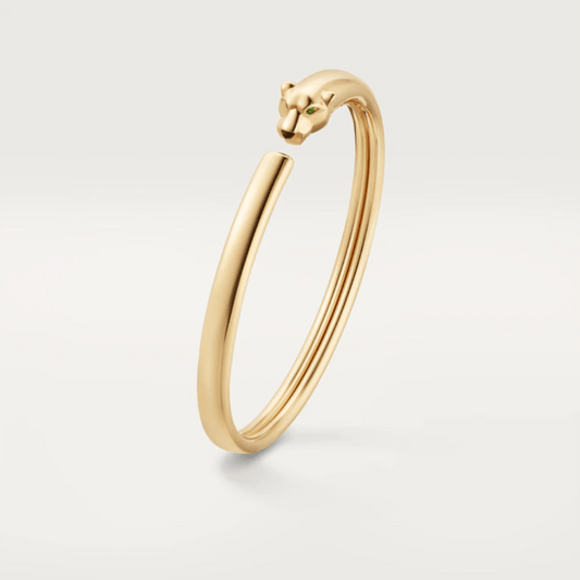 LUXEIFY PANTHERE GOLD OPEN BRACELET