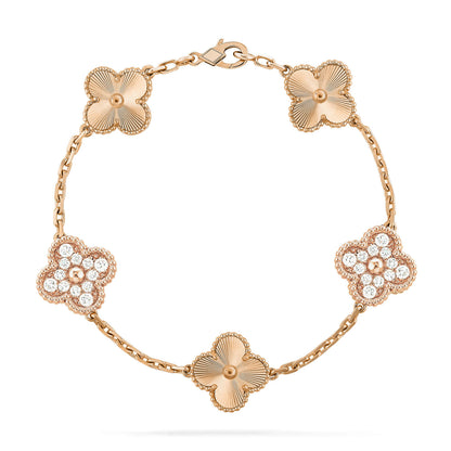 CLOVER 5 MOTIF LASER BRACELET COLLECTION