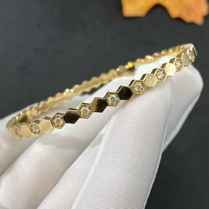 LUXEIFY BEE LOVE GOLD DIAMOND BRACELET