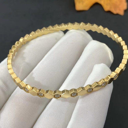 LUXEIFY BEE LOVE GOLD DIAMOND BRACELET