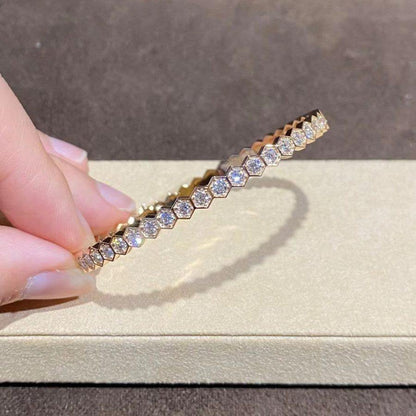 LUXEIFY BEE LOVE GOLD BRACELET FULL DIAMOND