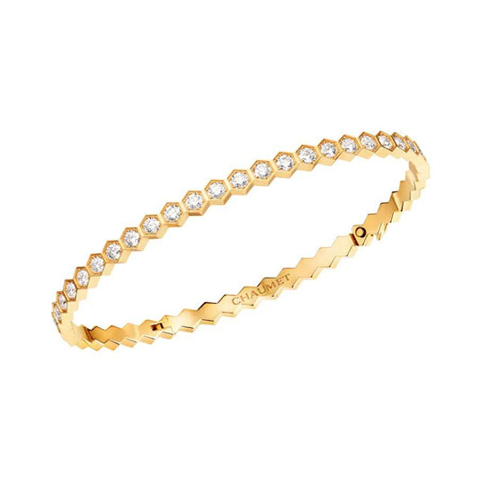 LUXEIFY BEE LOVE GOLD BRACELET FULL DIAMOND