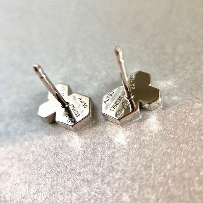LUXEIFY BEE LOVE SILVER DIAMOND EARRINGS