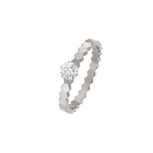 LUXEIFY BEE LOVE RING SILVER 1 DIAMOND
