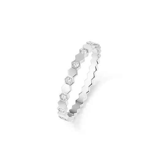LUXEIFY BEE LOVE RING SILVER DIAMOND