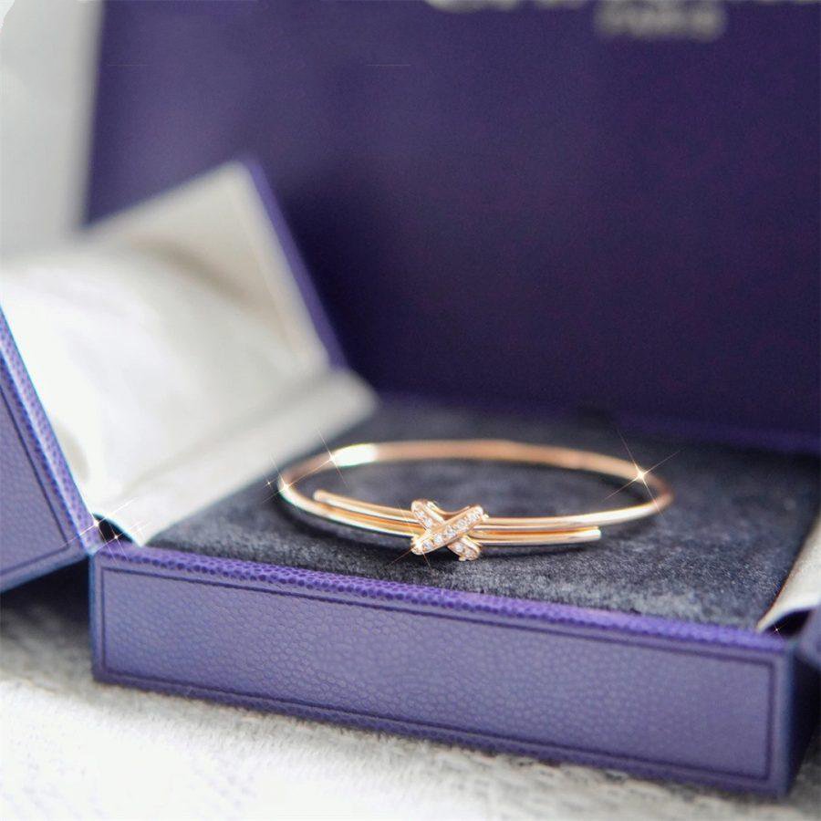 LUXEIFY JEUX DE BRACELET PINK GOLD DIAMONDS