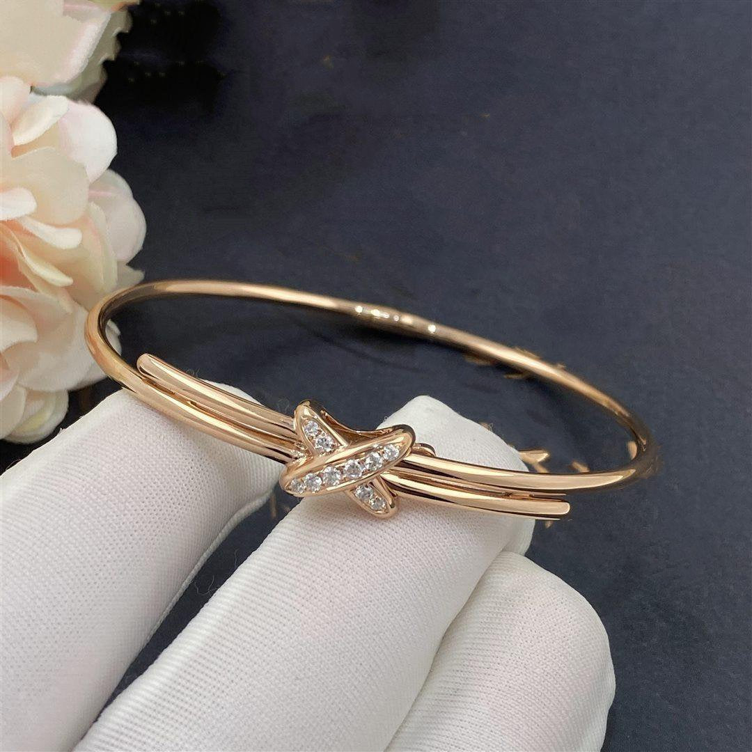 LUXEIFY JEUX DE BRACELET PINK GOLD DIAMONDS