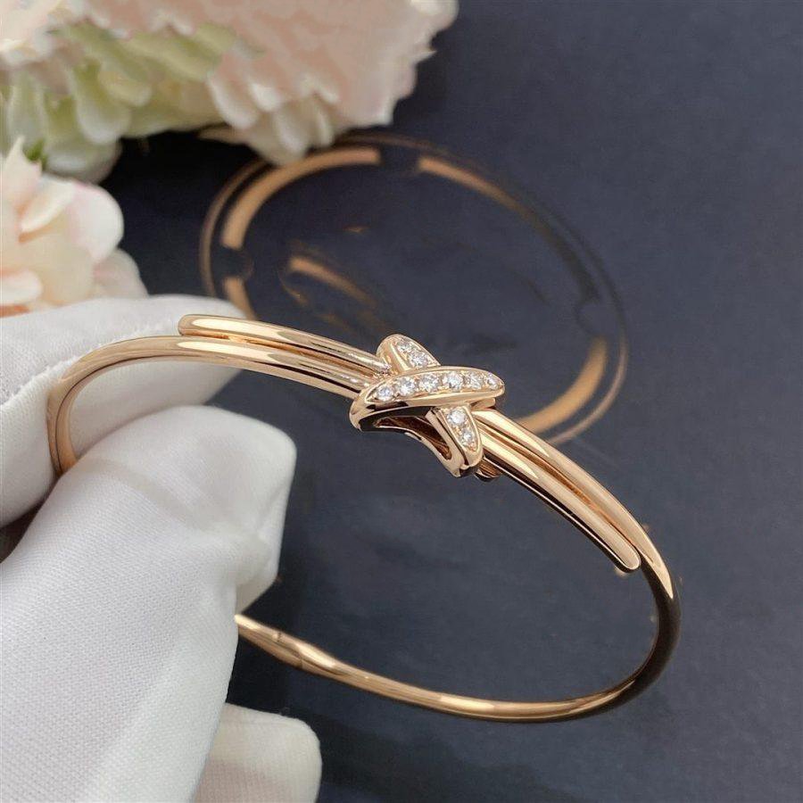 LUXEIFY JEUX DE BRACELET PINK GOLD DIAMONDS