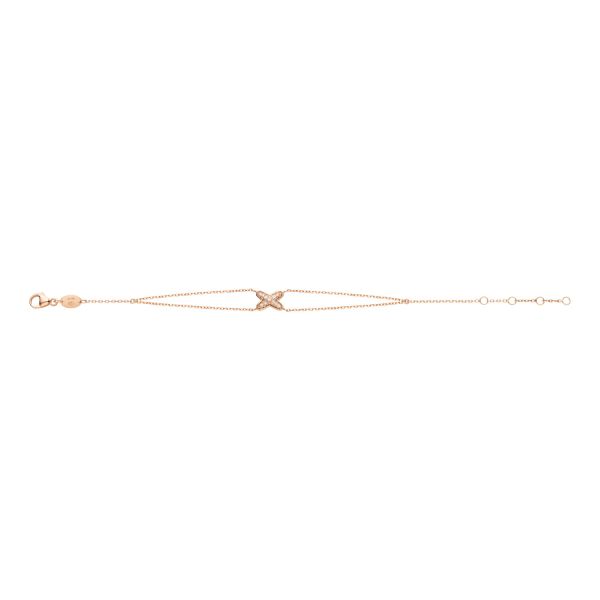 LUXEIFY JEUX BRACELET PINK GOLD DIAMOND