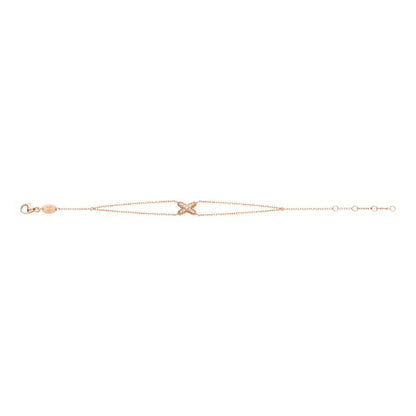 LUXEIFY JEUX BRACELET PINK GOLD DIAMOND