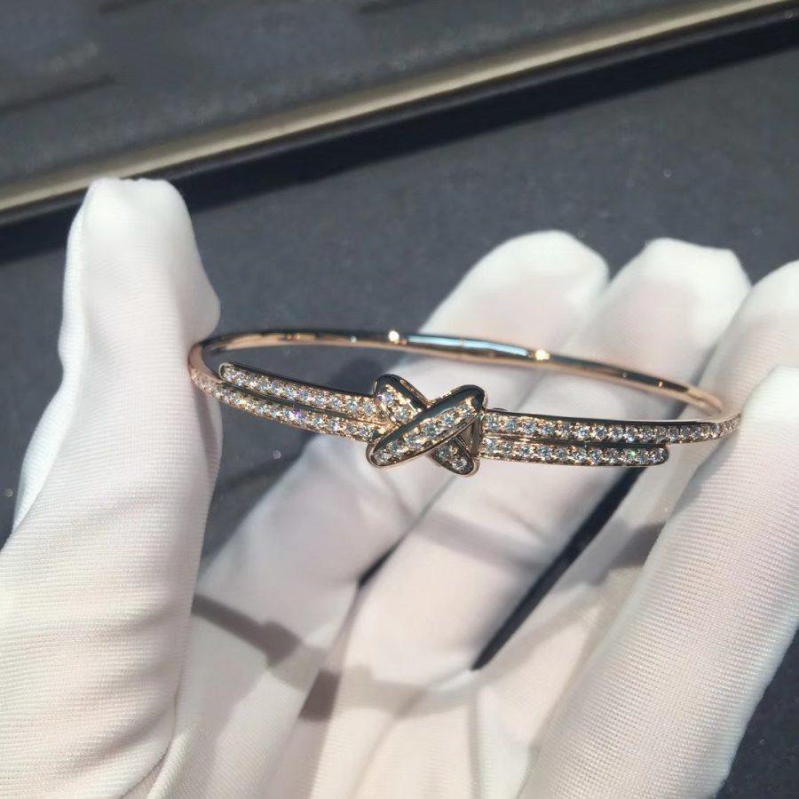 LUXEIFY JEUX DE BRACELET DIAMONDS PINK GOLD