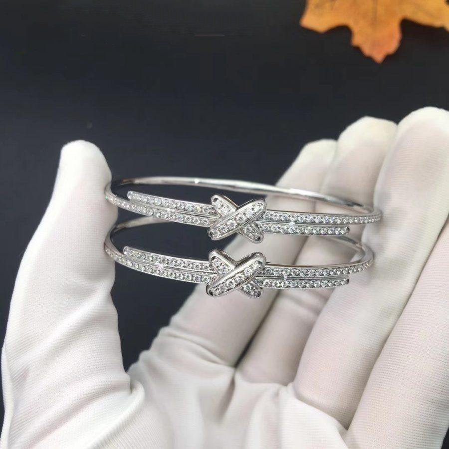 LUXEIFY JEUX DE BRACELET DIAMONDS SILVER