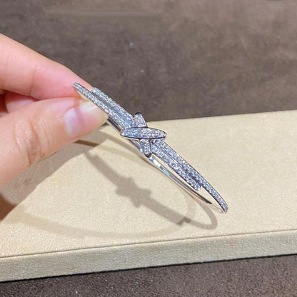 LUXEIFY JEUX DE BRACELET DIAMONDS SILVER