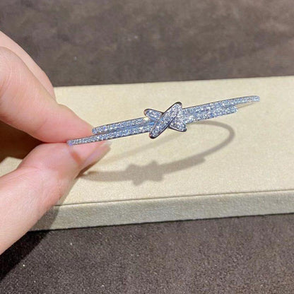 LUXEIFY JEUX DE BRACELET DIAMONDS SILVER