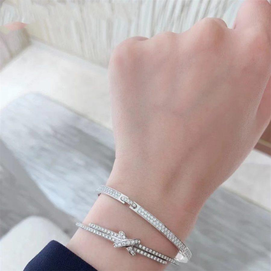 LUXEIFY JEUX DE BRACELET DIAMONDS SILVER
