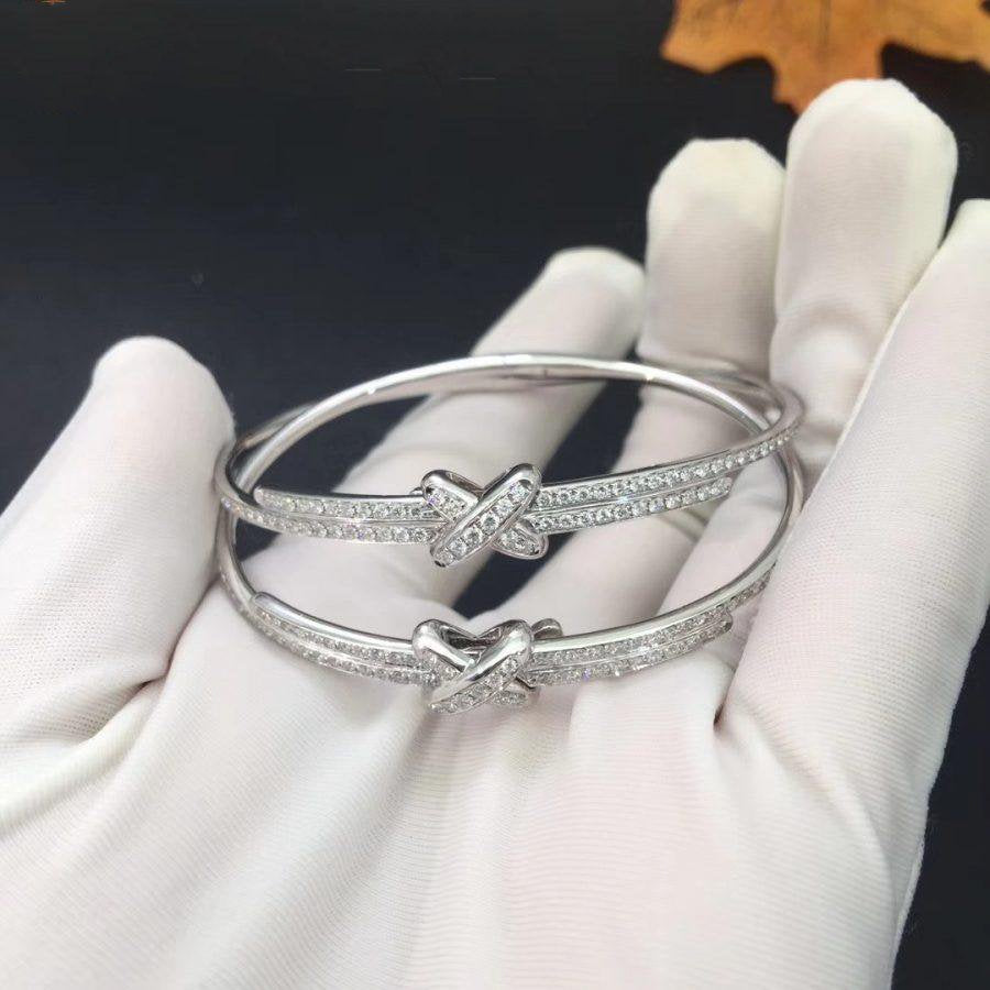 LUXEIFY JEUX DE BRACELET DIAMONDS SILVER