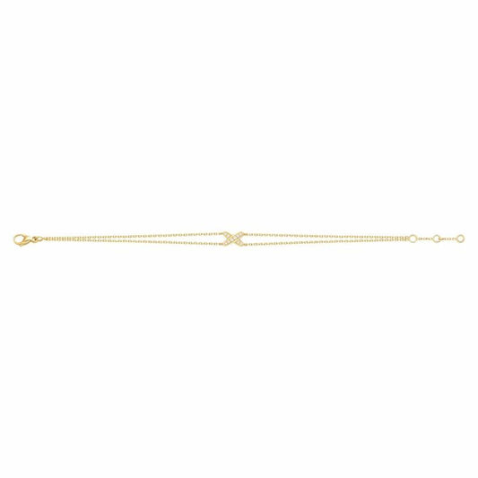 LUXEIFY JEUX BRACELET GOLD DIAMOND