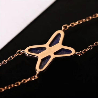 LUXEIFY Hollow Design Four-Leaf Clover Flower Shape Ring