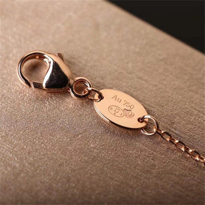LUXEIFY Hollow Design Four-Leaf Clover Flower Shape Ring