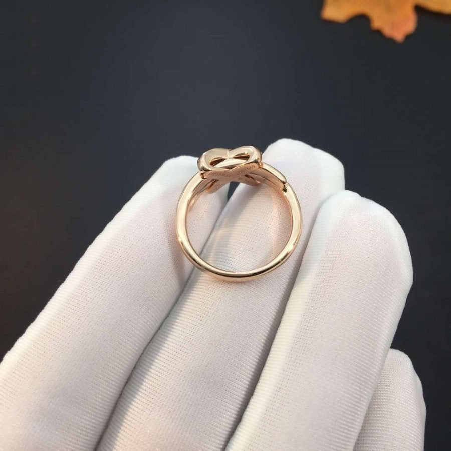 LUXEIFY JEUX DE PINK GOLD DIAMOND RING