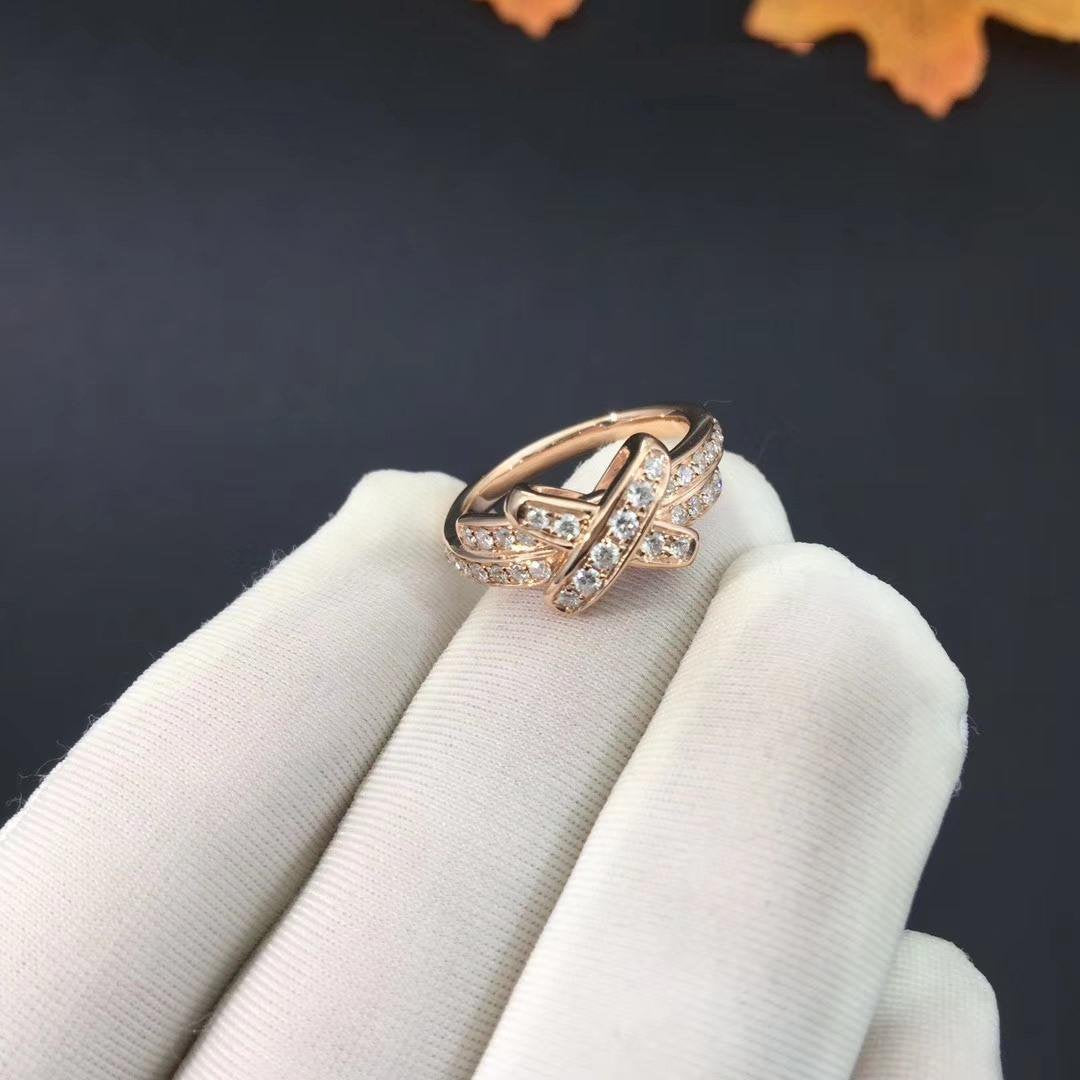 LUXEIFY JEUX DE RING PINK GOLD DIAMOND