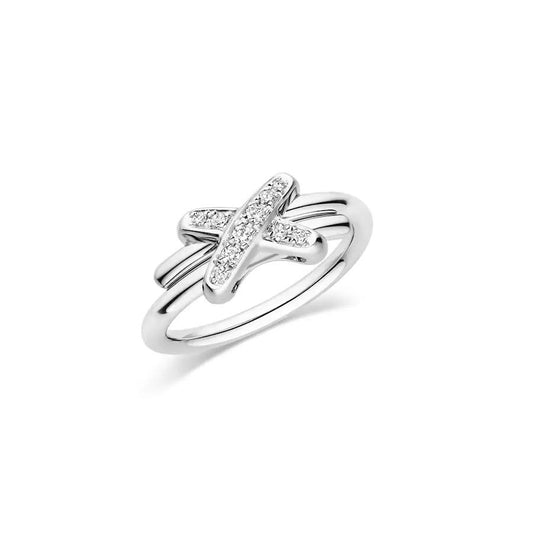 LUXEIFY JEUX DE SILVER DIAMOND RING
