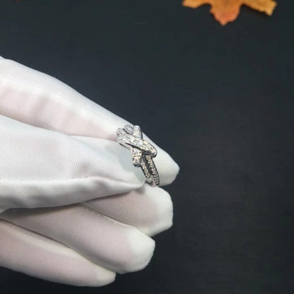 LUXEIFY JEUX DE SILVER DIAMOND RING