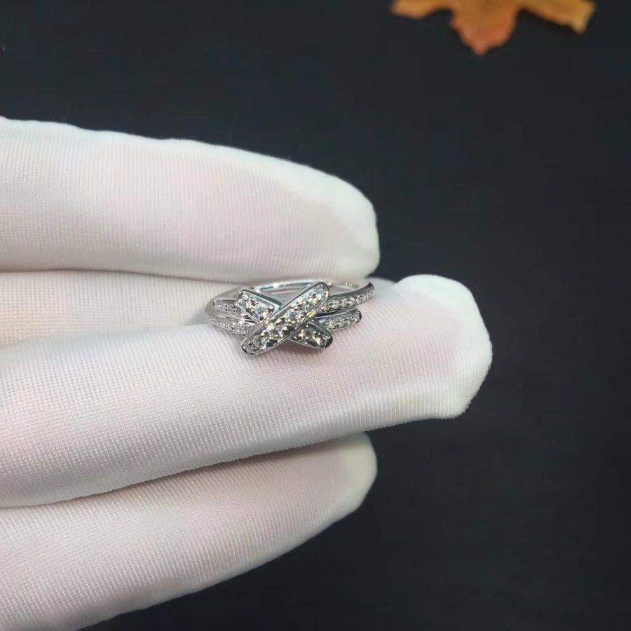 LUXEIFY JEUX DE SILVER DIAMOND RING