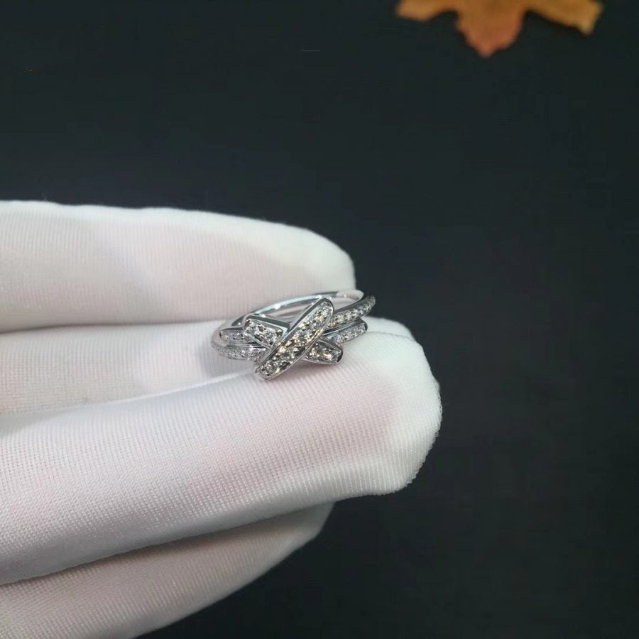 LUXEIFY JEUX DE SILVER DIAMOND RING