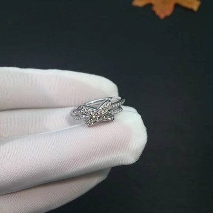 LUXEIFY JEUX DE SILVER DIAMOND RING
