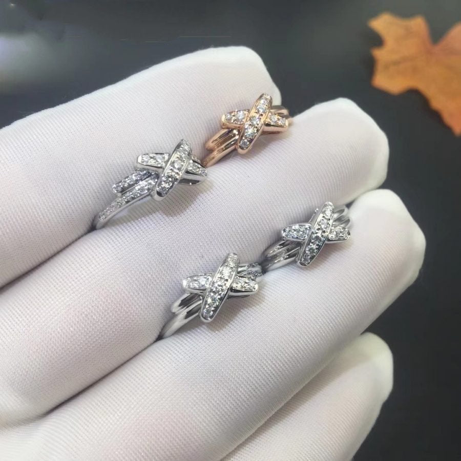 LUXEIFY JEUX DE SILVER DIAMOND RING