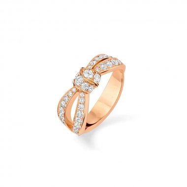 LUXEIFY LIENS PINK GOLD DIAMOND RING