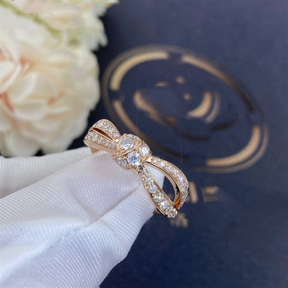LUXEIFY LIENS PINK GOLD DIAMOND RING