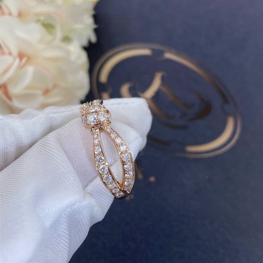 LUXEIFY LIENS PINK GOLD DIAMOND RING