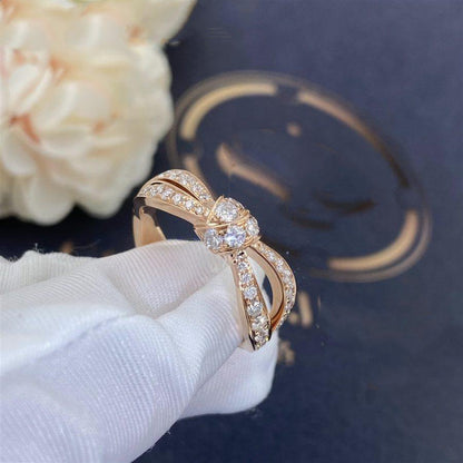 LUXEIFY LIENS PINK GOLD DIAMOND RING