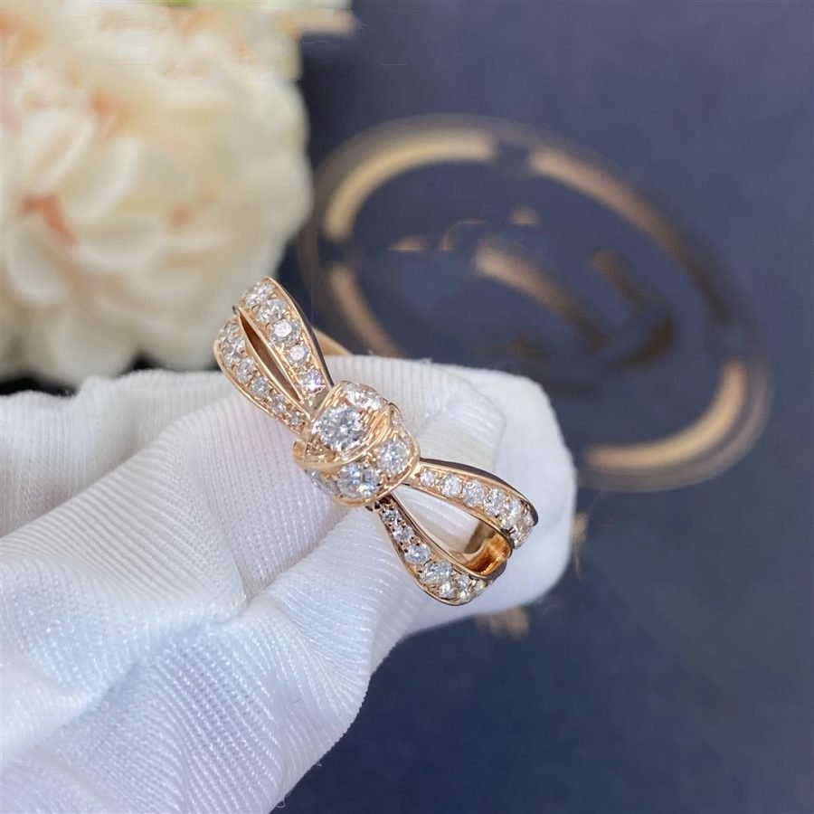 LUXEIFY LIENS PINK GOLD DIAMOND RING