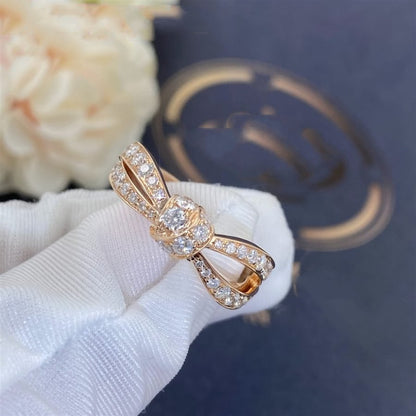 LUXEIFY LIENS PINK GOLD DIAMOND RING