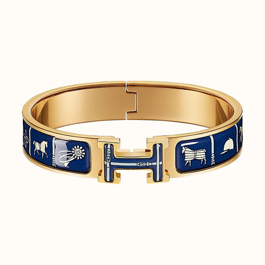 LUXEIFY H COUVERTURES DARK BLUE BRACELET