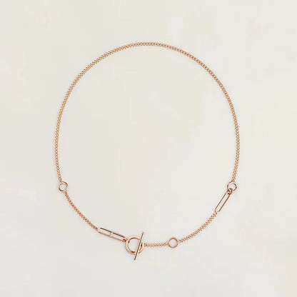 LUXEIFY HM STERLING SILVER CHAINE D'ANCRE HEART