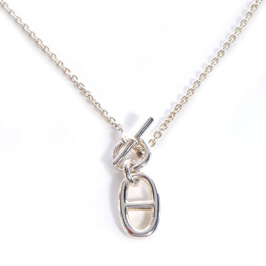 LUXEIFY HM CHAINE D'ANCRE PENDANT NECKLACE STERLING SILVER