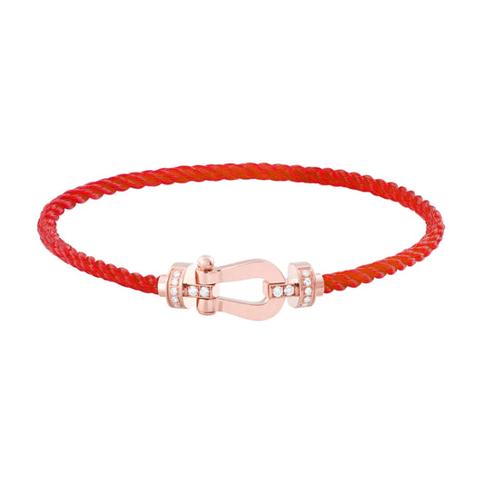 LUXEIFY FORCE 10 HALF DIAMOND PINK GOLD RED CORDERI LARGE AND MEDIUM MODEL