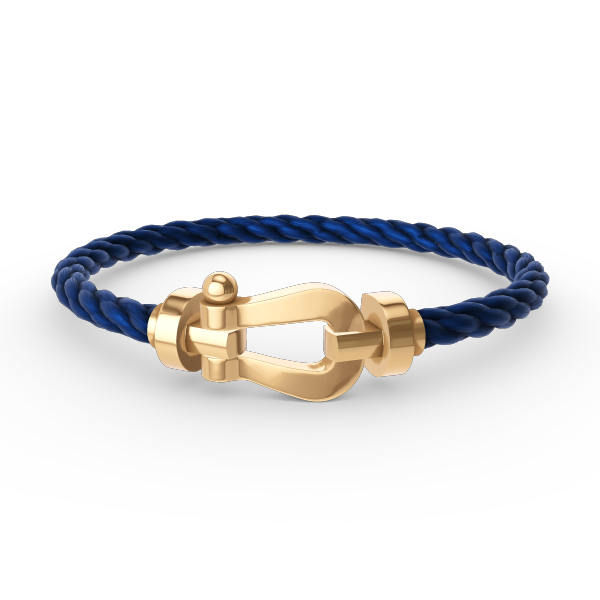 LUXEIFY FORCE LARGE HORSESHOE NO DIAMOND BRACELET GOLD