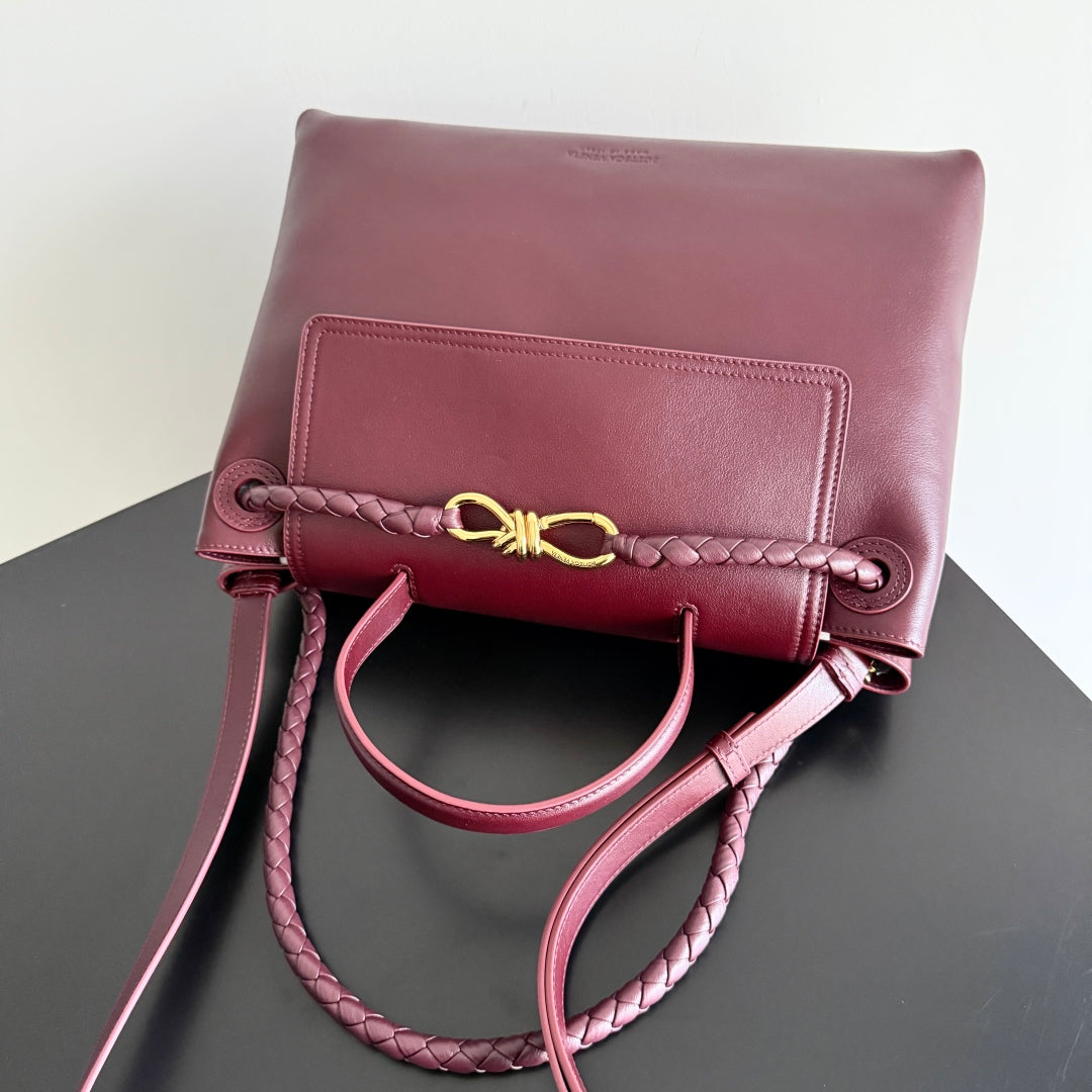 BV Ciao Ciao Medium Bag 34cm In Burgundy Leather 242934