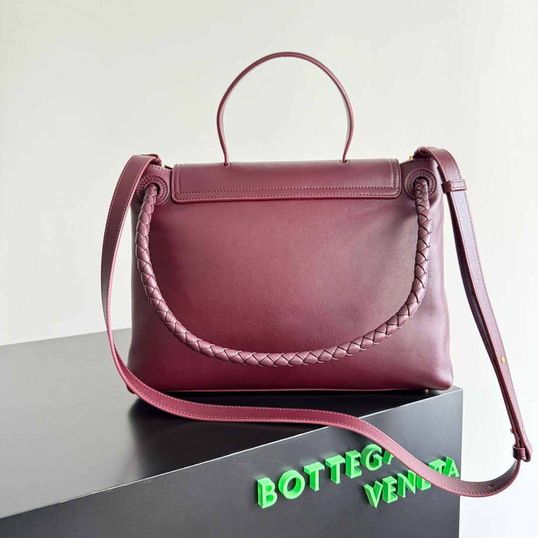 BV Ciao Ciao Medium Bag 34cm In Burgundy Leather 242934