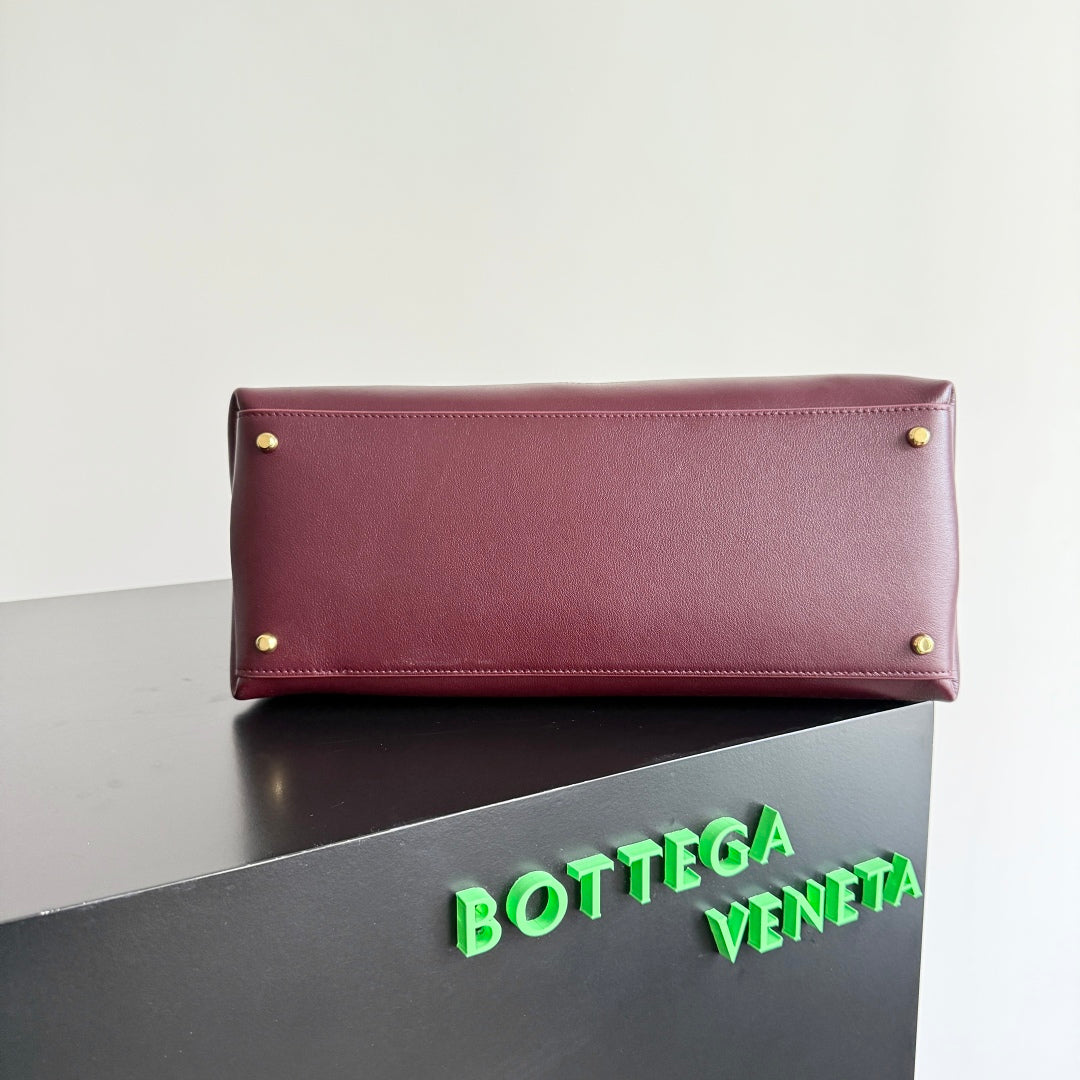 BV Ciao Ciao Medium Bag 34cm In Burgundy Leather 242934
