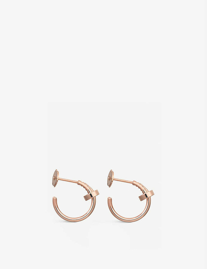 LUXEIFY JUSTE EARRINGS PINK GOLD