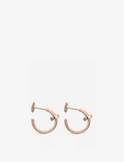 LUXEIFY JUSTE EARRINGS PINK GOLD