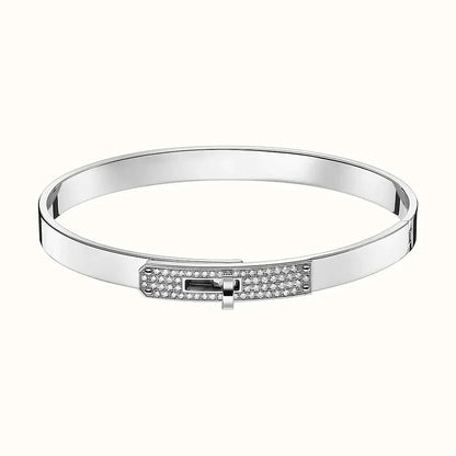 LUXEIFY KELLY SILVER DIAMOND BRACELET